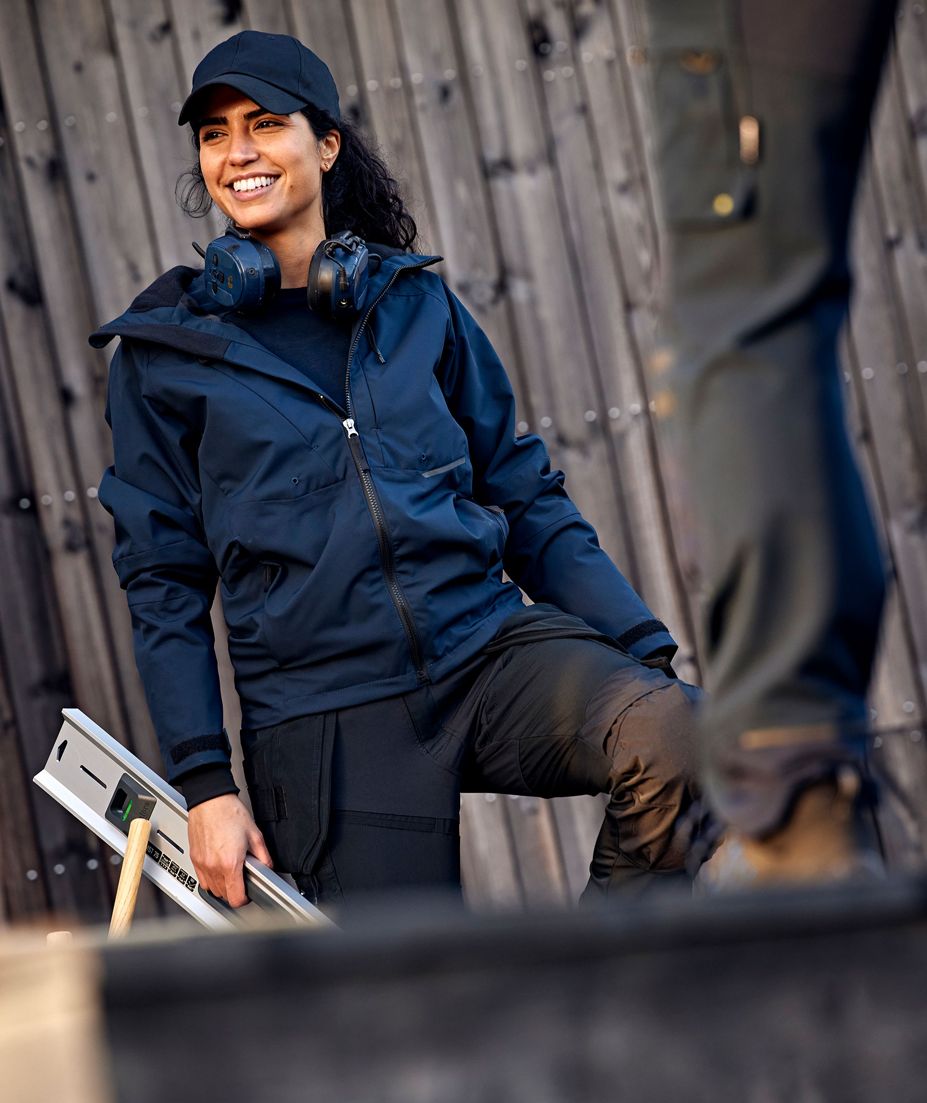 Fristads skaljacka 4981 GLS full stretch dam, M&ouml;rk Marinbl&aring;, large image number 5