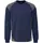 Fristads Heavy long-sleeved T-shirt 7071 GTM, Marine Blue/Grey, Marine Blue/Grey, swatch
