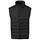 South West Ames quilted ﻿vest, Black, Black, swatch