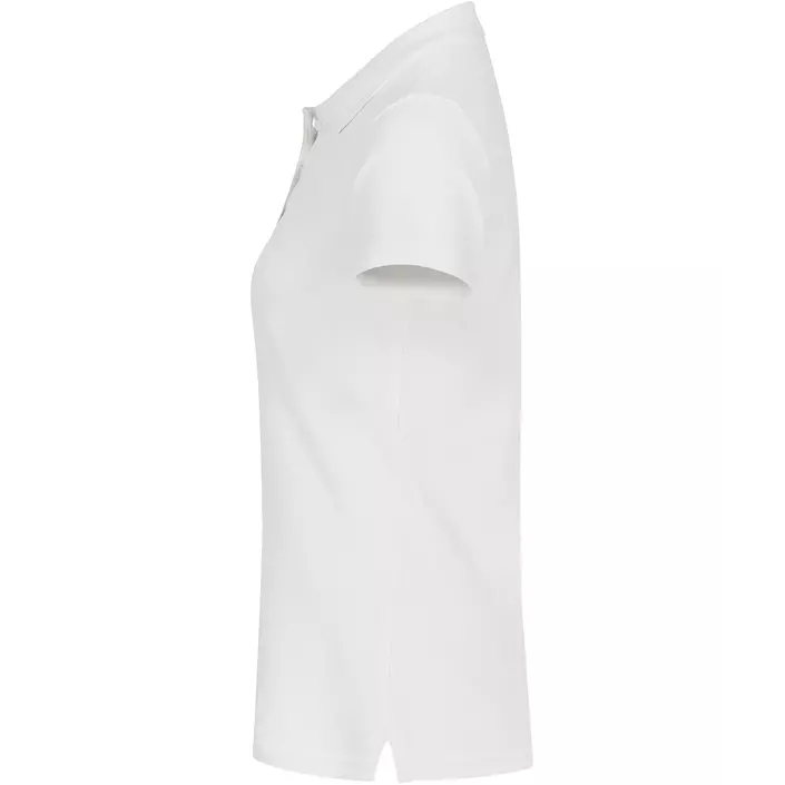 Clique Basic dame polo T-Skjorte, Offwhite, large image number 3