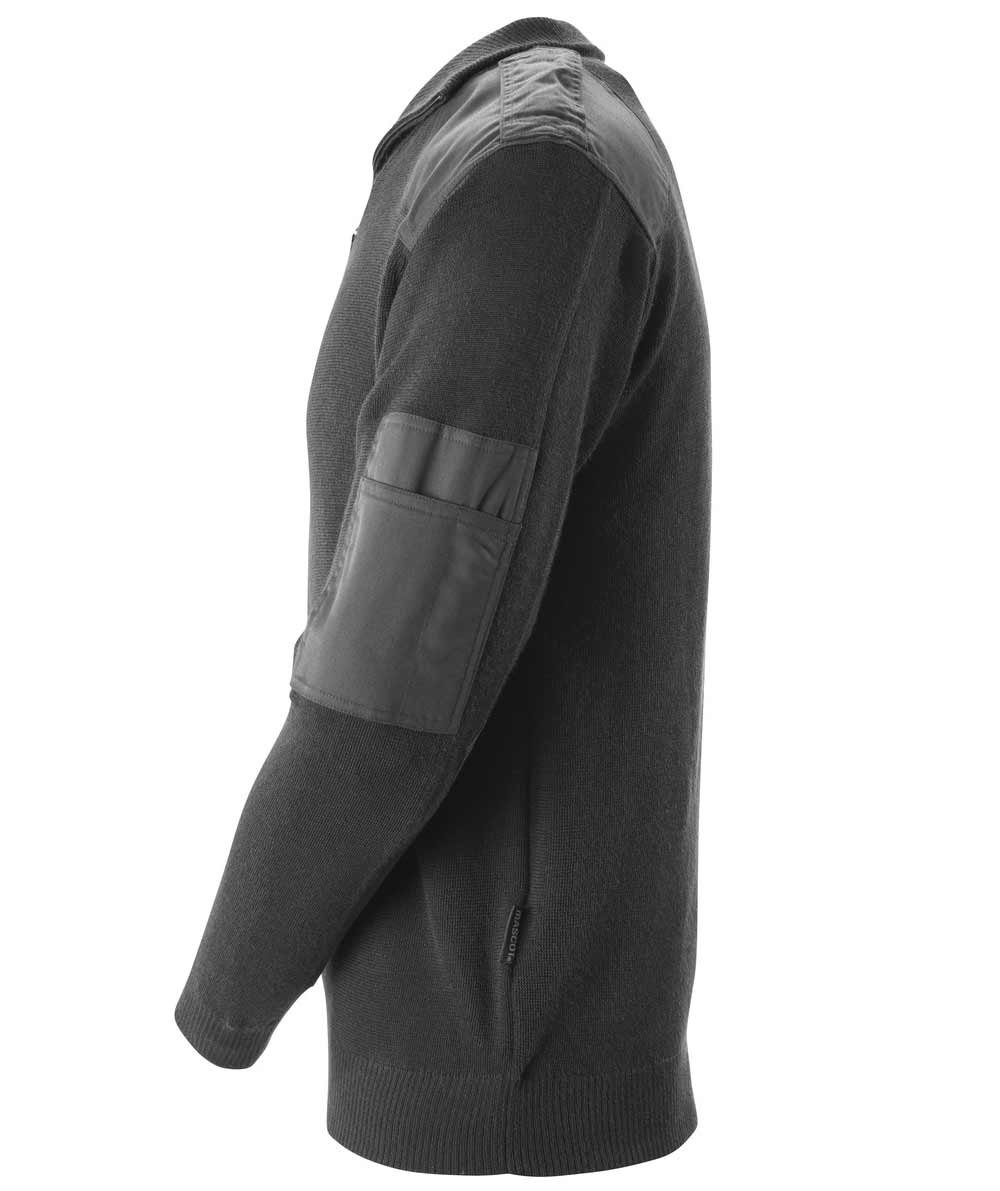 Mascot Frontline Nanterre strickad tr&ouml;ja, Svart, large image number 2