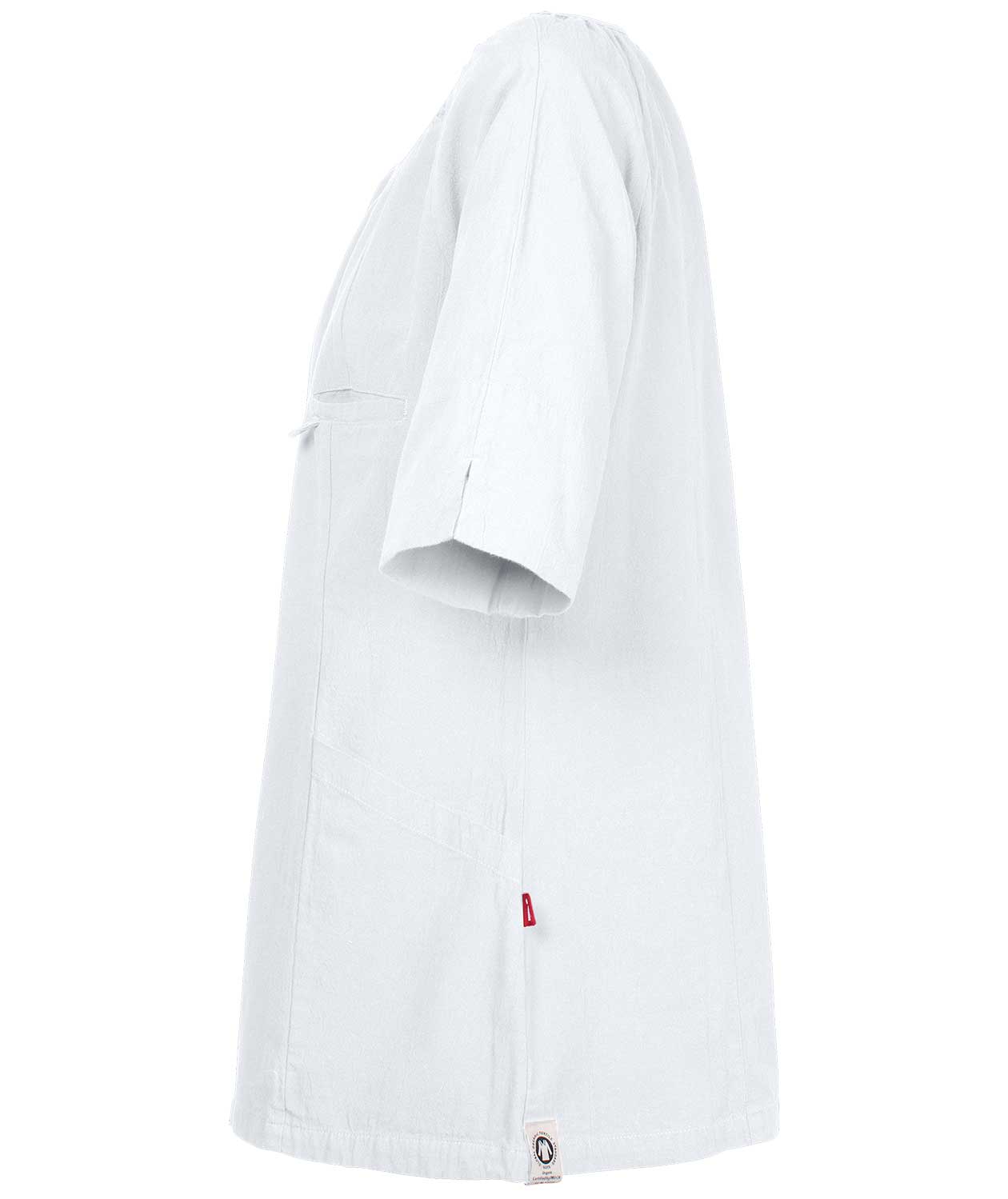 Smila Workwear Elin ekologisk tunika dam, Vit, large image number 3