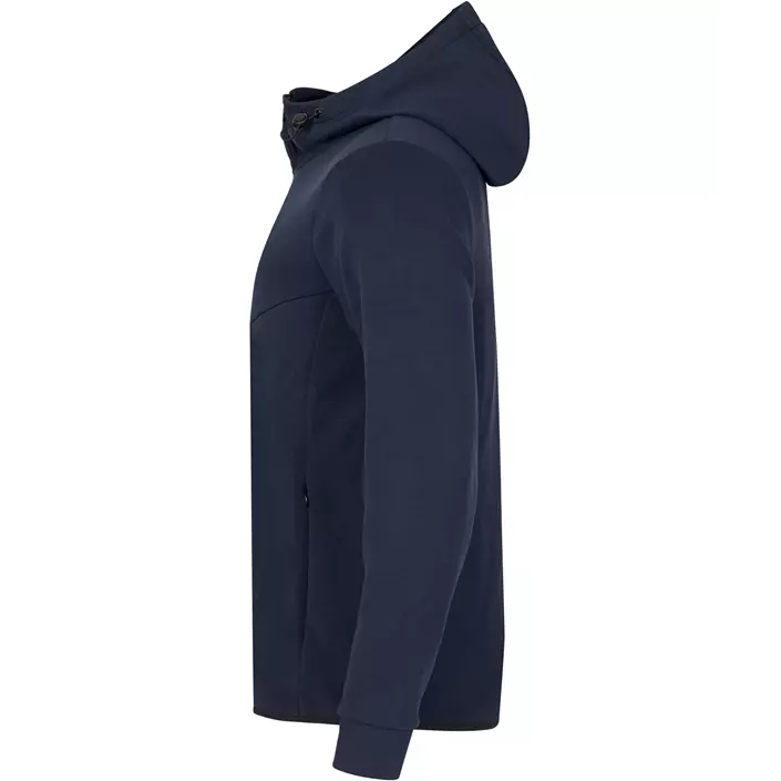 Clique Hayden hoodie with full zipper, Dark navy, large image number 3