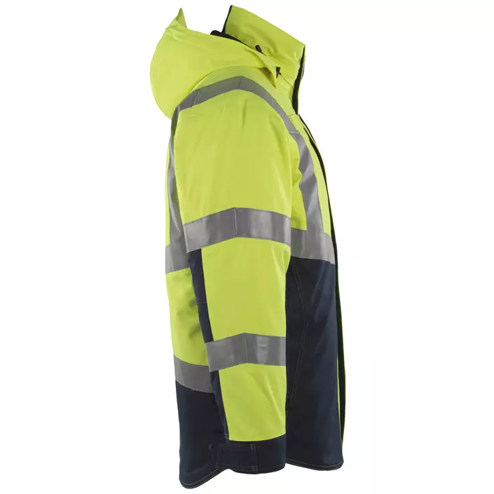 Mascot Multisafe Emmen Winterjacke, Hi-Vis Gelb/Dunkel Marine, large image number 3