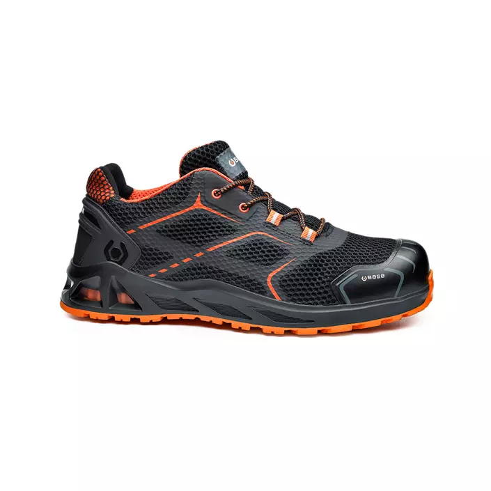 Base K-Step safety shoes S1P, Black/Orange, large image number 0