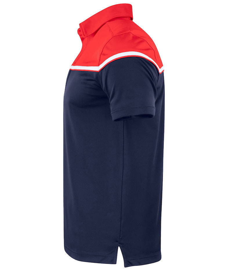 Cutter & Buck Seabeck polo T-shirt, M&oslash;rk Navy/R&oslash;d, large image number 3