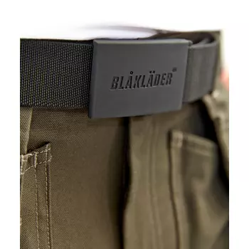 Blåkläder belt with rubber buckle, Black