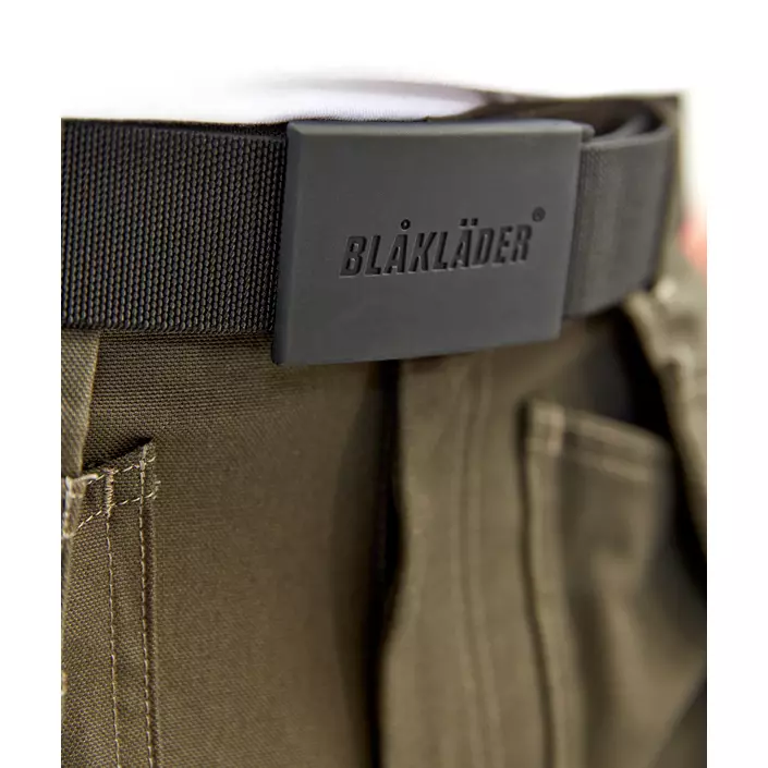 Blåkläder belt with rubber buckle, Black, Black, large image number 1
