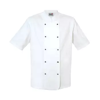 Invite short-sleeved  chefs jacket, White