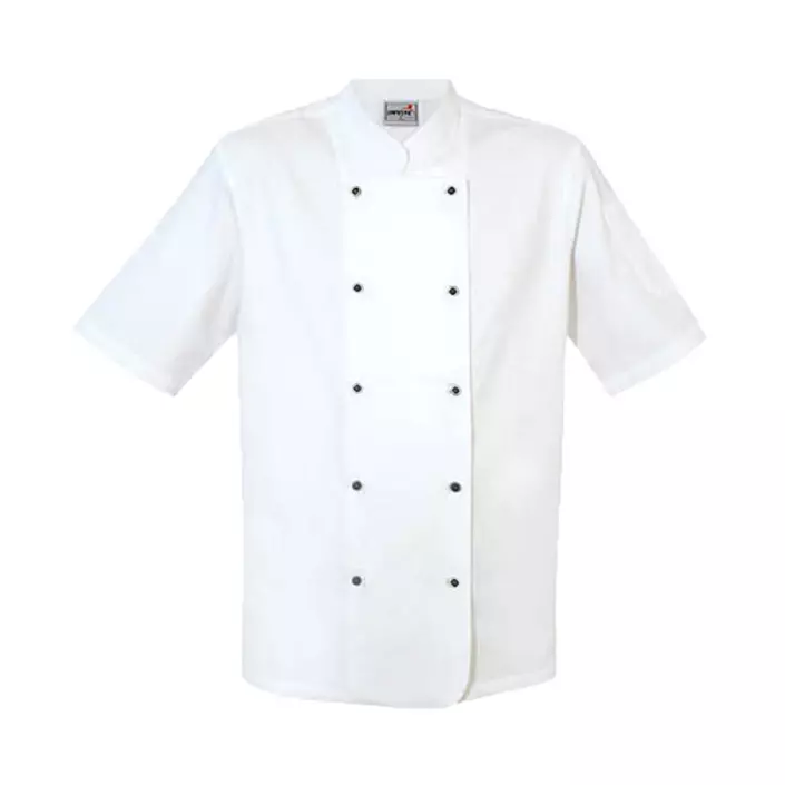 Invite short-sleeved  chefs jacket, White, large image number 0