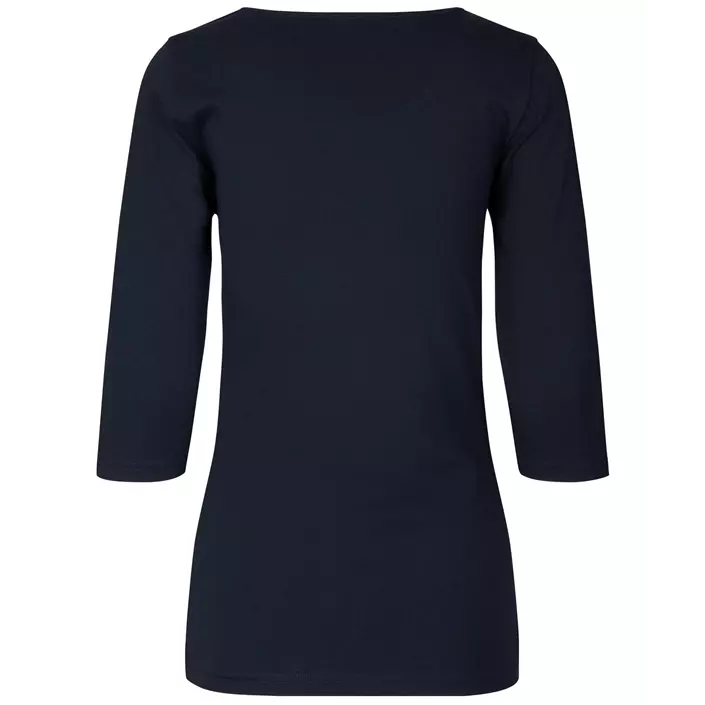 ID 3/4 sleeved women's stretch T-shirt, Navy, large image number 1