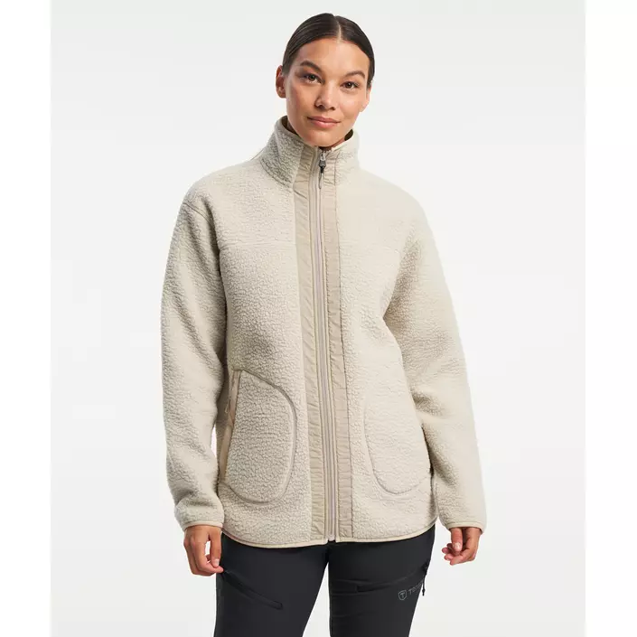 Tenson Yoke dame fiberpelsjakke, Sand, large image number 8