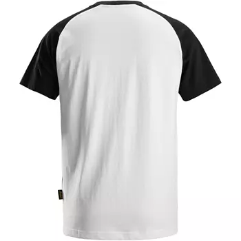 Snickers T-Shirt 2550, Weiß/Schwarz