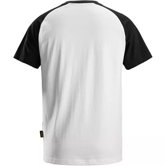 Snickers T-shirt 2550, Hvid/Sort, large image number 1