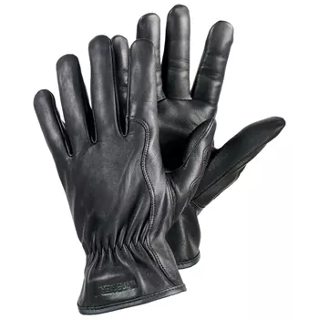 Tegera 8555T leather gloves with cut resistance Cut D, Black