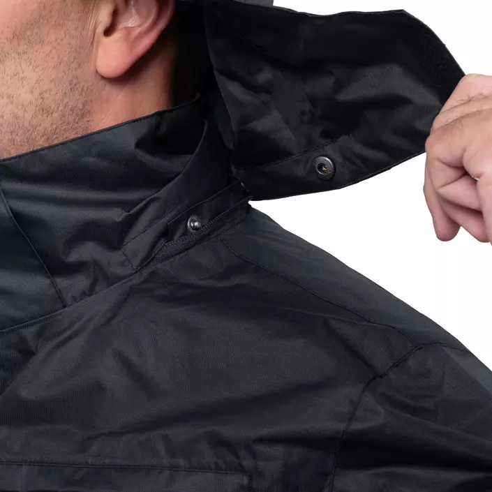 Pitch Stone Active-Pro Zip-in regnjakke, Black, large image number 12