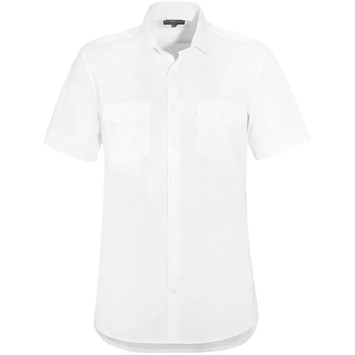 Derby of Sweden Martines Comfort fit kortärmad pilotskjorta, White, large image number 0