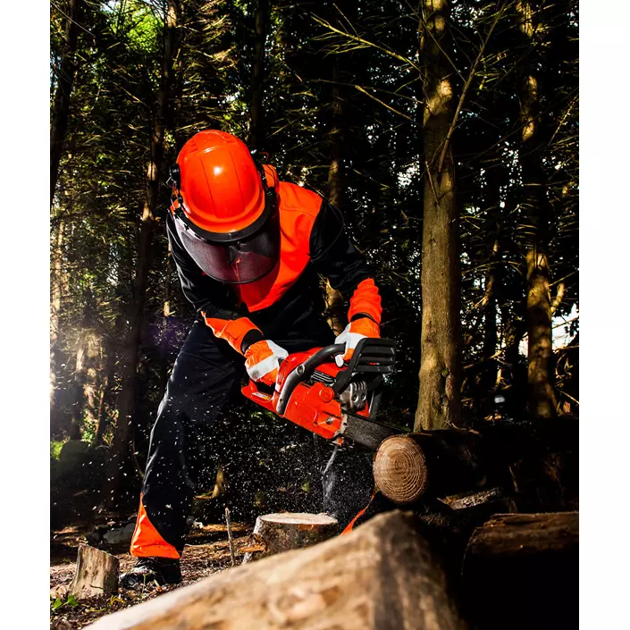 Portwest chainsaw helmet, Orange, large image number 2