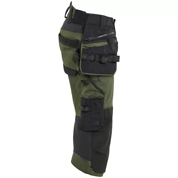Blåkläder Striker 3/4-Handwerkerhose, Waldgrün/Schwarz, large image number 2