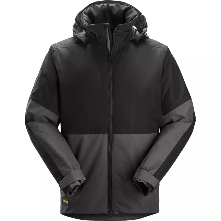 Snickers AllroundWork Winterjacke, Steel Grey/Black, large image number 0