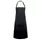 Karlowsky Basic bib apron with pockets, Black, Black, swatch