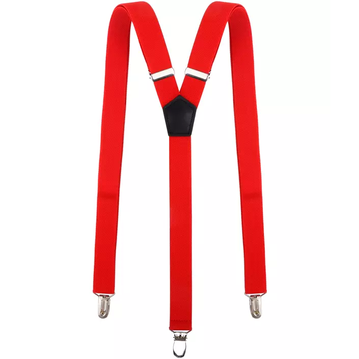 Karlowsky classic adjustable braces, Red, Red, large image number 0