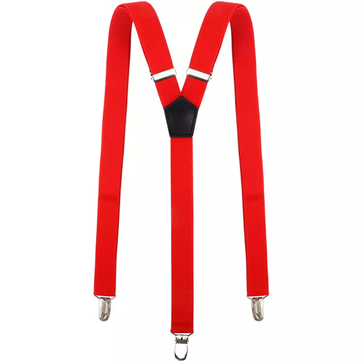 Karlowsky classic adjustable braces, Red, Red, large image number 0