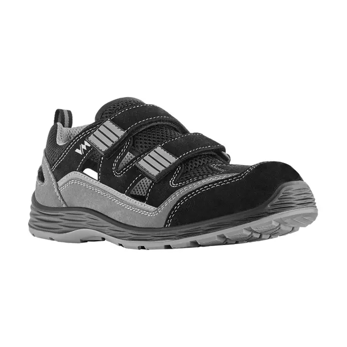 VM Footwear Livorno safety sandals S1PLESD, Black/Grey, large image number 0