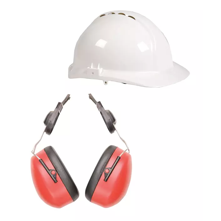Centurion safety helmet and Portwest helmet mounted ear defenders, , large image number 0