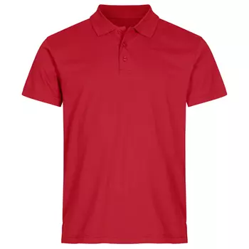 Clique Single Jersey polo T-skjorte, Red