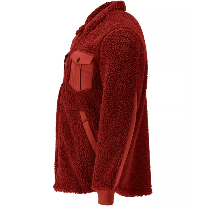Mascot Customized fiberpels shirt jacket, Autumn red, large image number 3