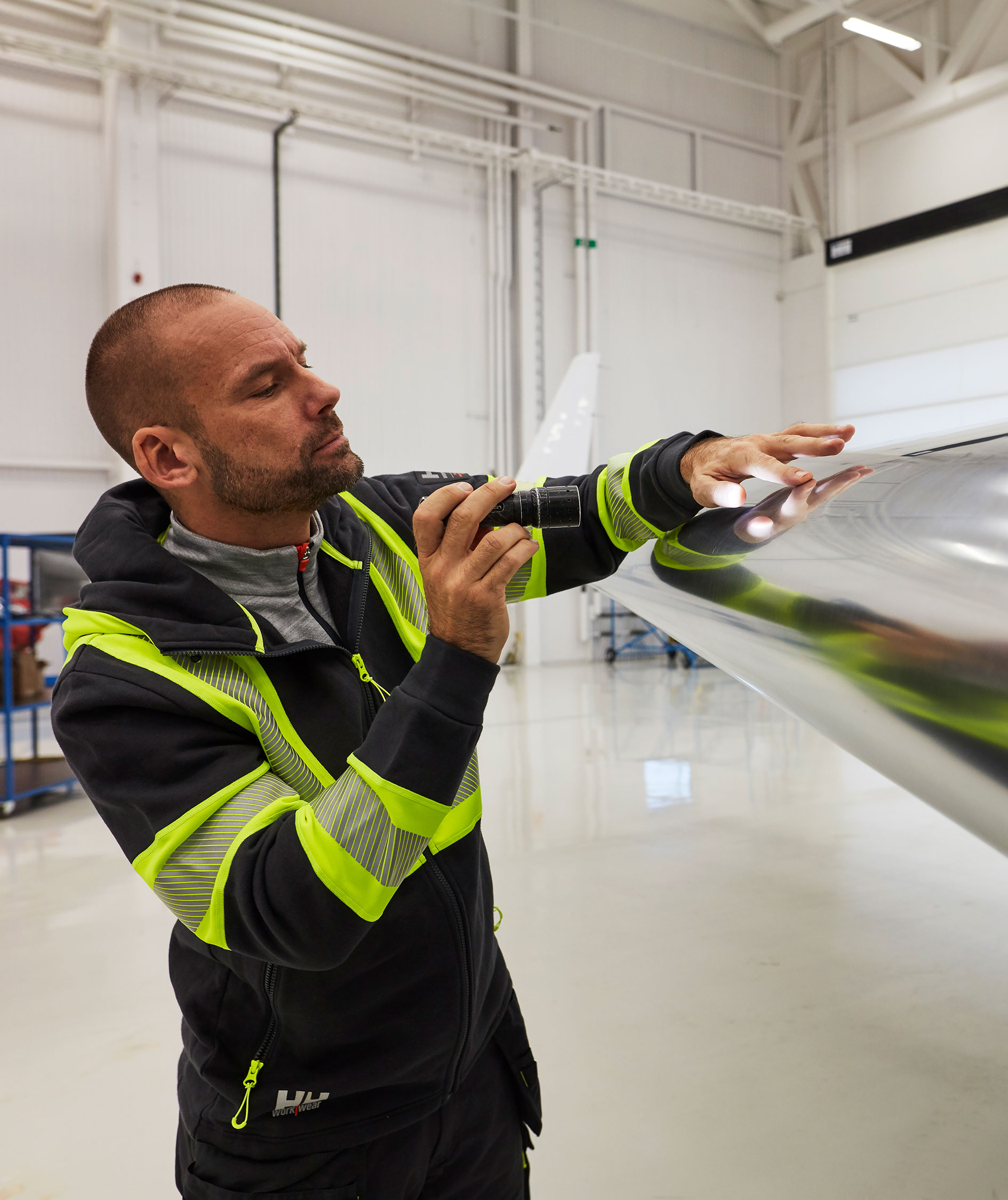 Helly Hansen ICU Hoodie mit Rei&szlig;verschluss, Hi-vis gelb/charcoal, large image number 8