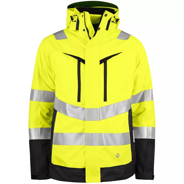 ProJob 3-in-1 work jacket, Hi-vis Yellow/Black, large image number 0