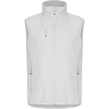 Clique Classic softshell vest, White