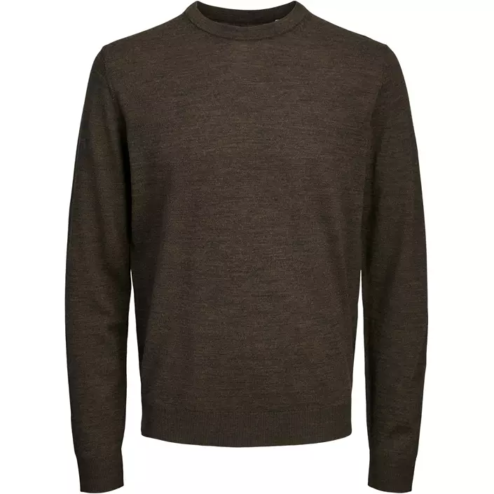 Jack & Jones Premium JPRCCMERINO stickad tröja med merinoull, Delicioso Melange, large image number 0