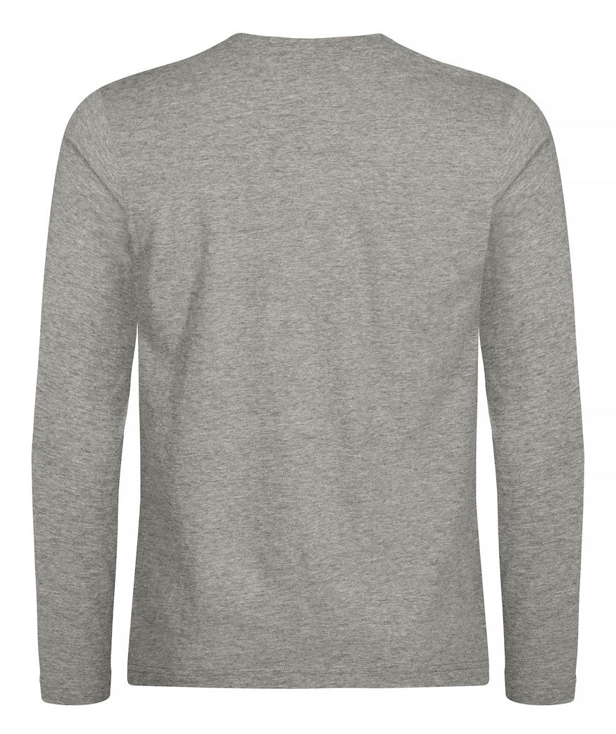 Clique Premium Fashion-T long-sleeved T-shirt, Grey melange