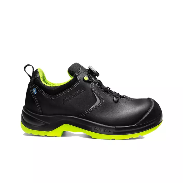 Arbesko 945 safety shoes S3, Black/Lime, large image number 0