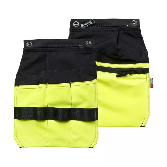 Blåkläder löst hängande fickor, Svart/Varselgul, large image number 0