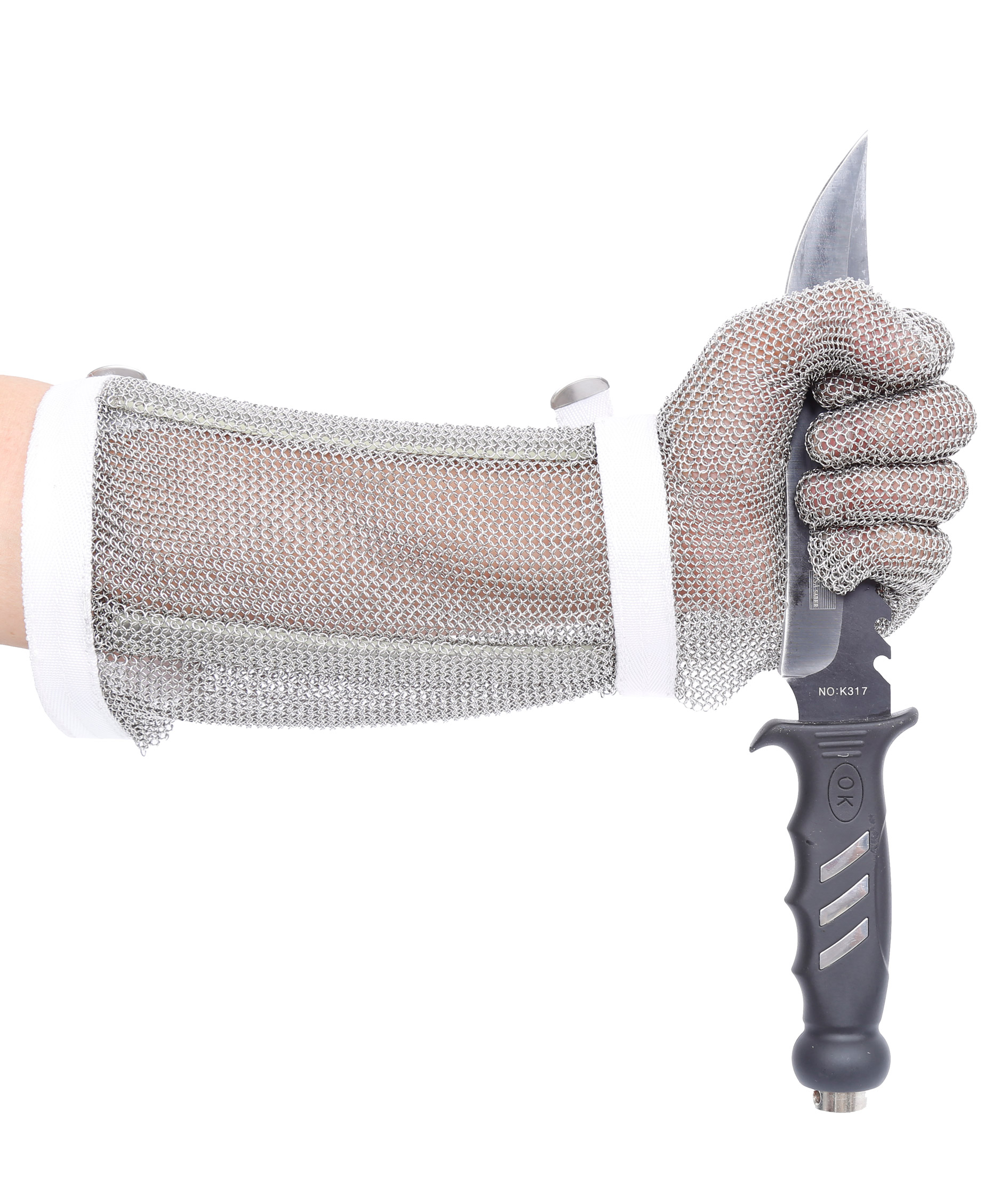Portwest AC10 Chainmail Glove long