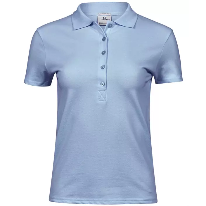 Tee Jays Luxury stretch women's polo T-shirt, Light-Blue, large image number 0