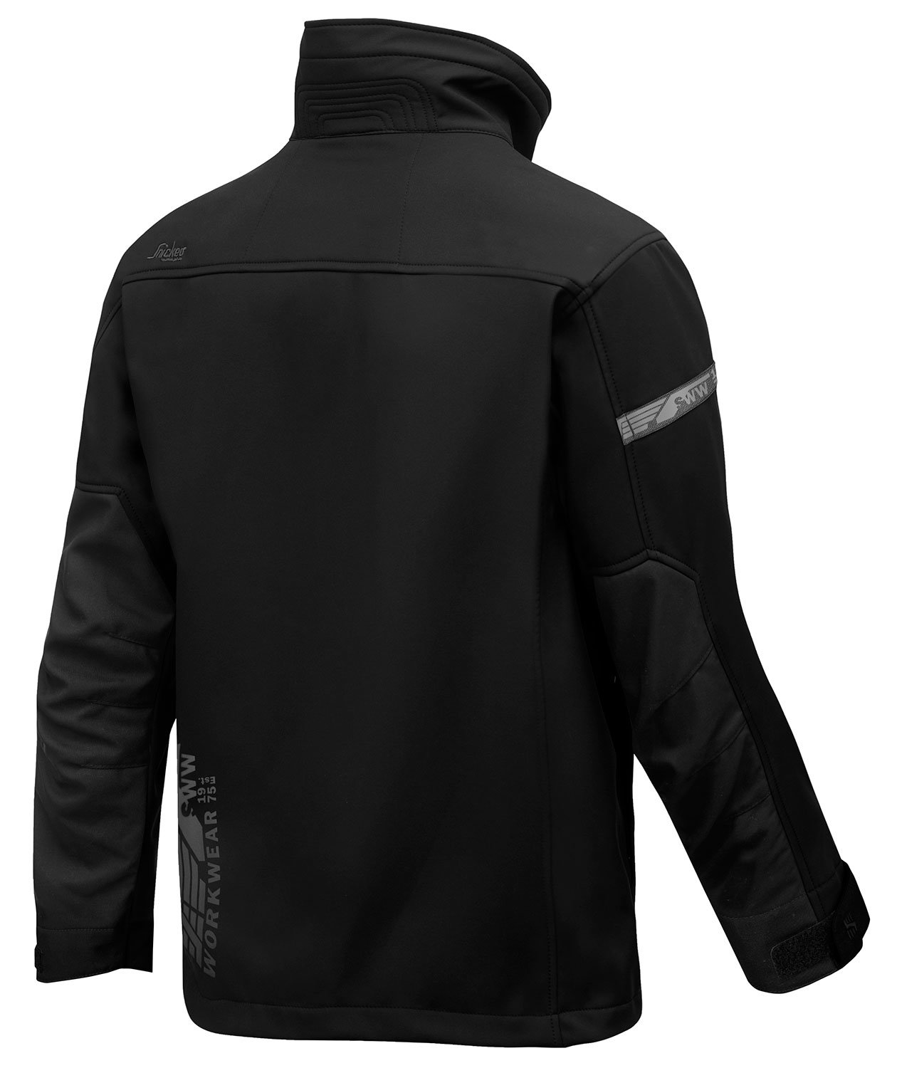 Snickers AllroundWork softshelljakke 1200, Sort, large image number 1