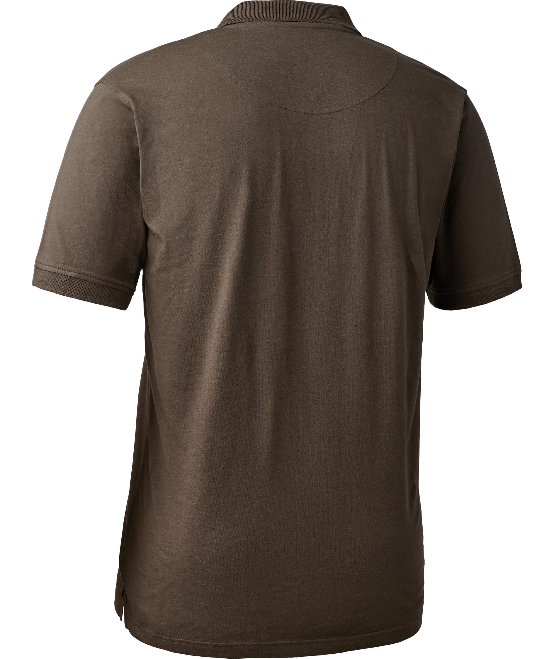 Deerhunter Christian polo shirt, Brown Leaf