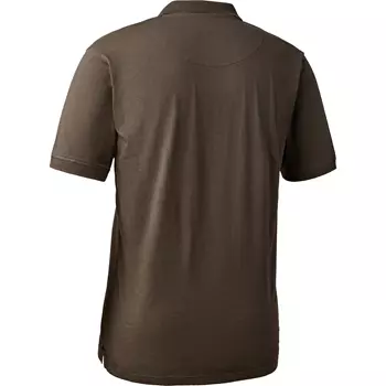Deerhunter Christian Polo T-shirt, Brown Leaf