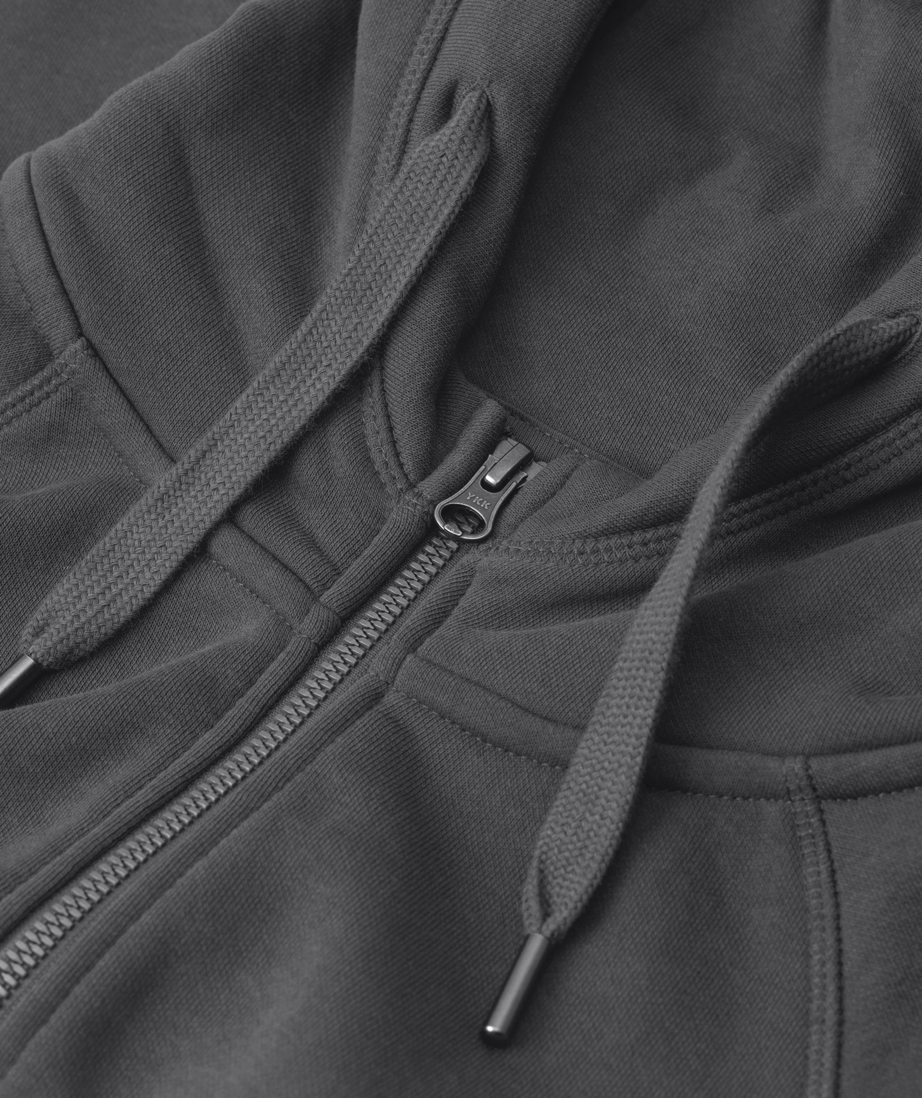 ID Core women's hoodie with zipper, Silver Grey, Silver Grey, large image number 3