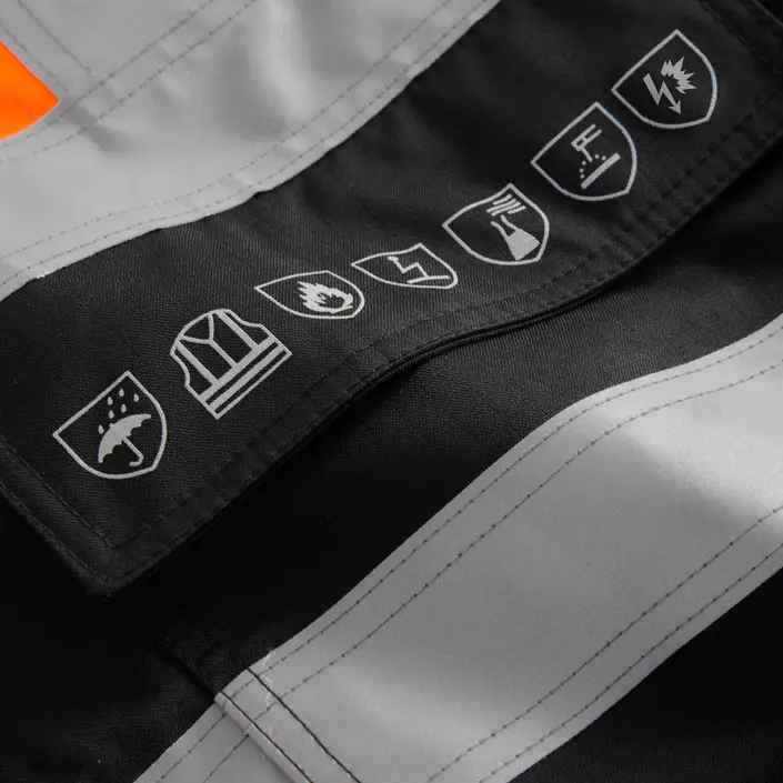 Lyngsøe Multinorm jacka, Varsel Orange/Svart, large image number 3