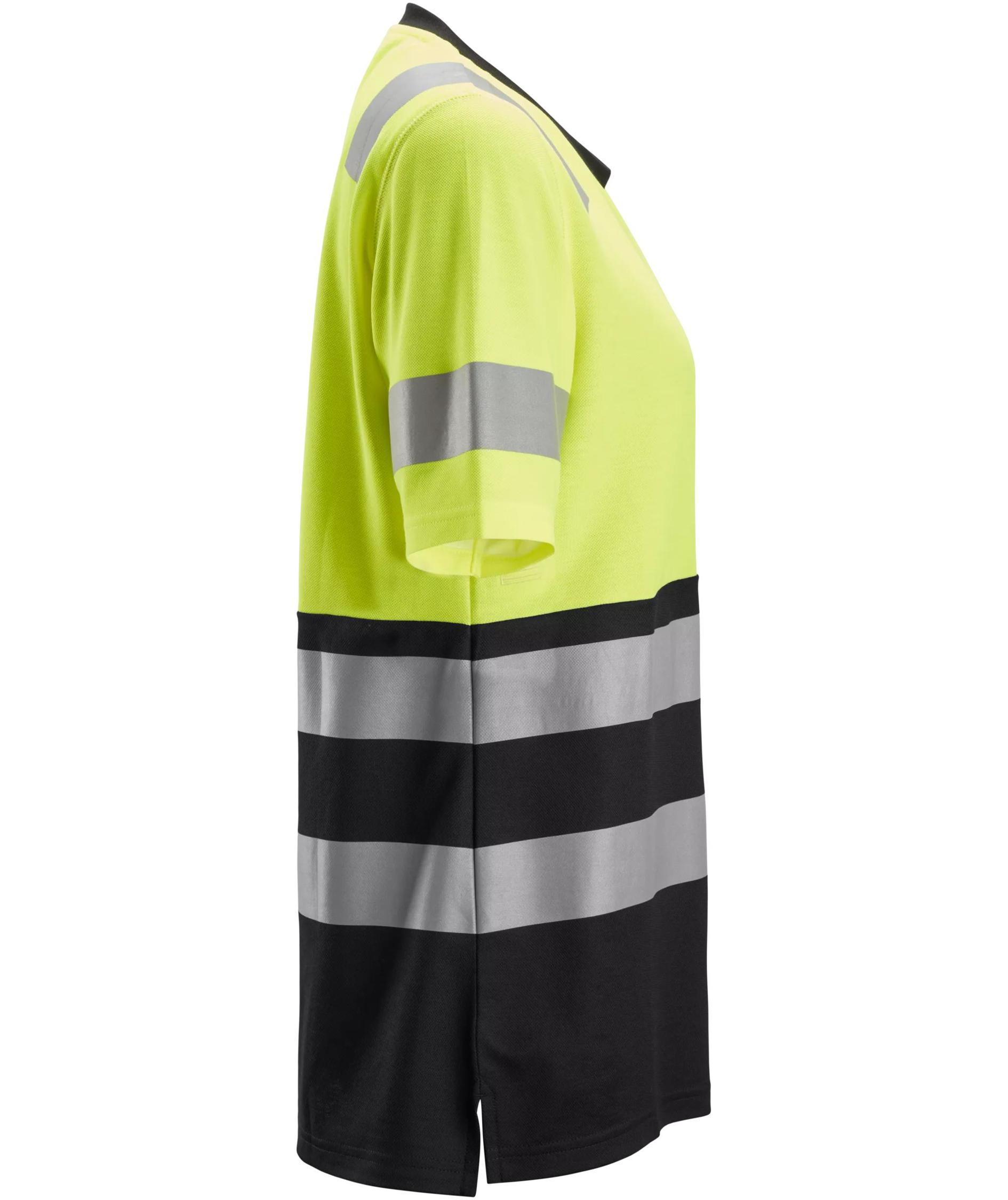 Snickers women's T-shirt 2573, Hi-vis Yellow/Black, large image number 3