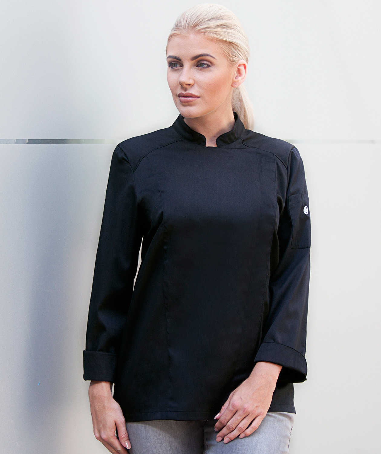 Karlowsky Naomi Damen-Kochjacke, Schwarz