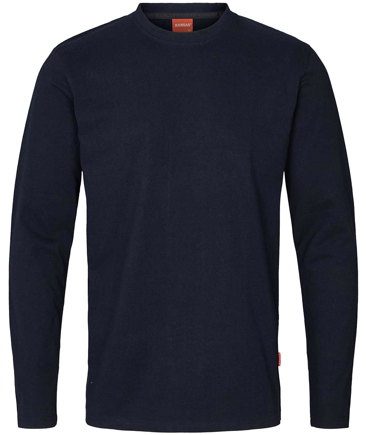 Kansas Apparel long-sleeved T-shirt, Dark Marine Blue