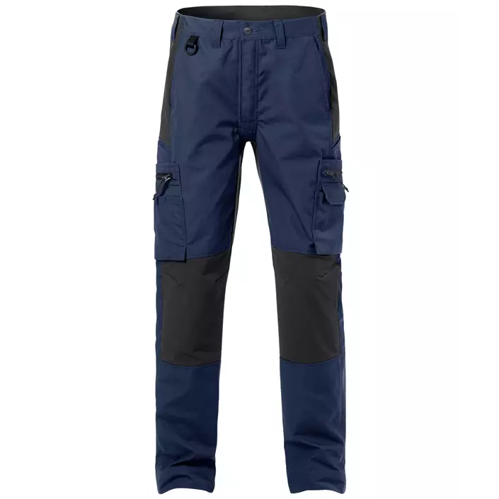 Fristads service trousers 2700 PLW, Marine Blue/Black, large image number 0