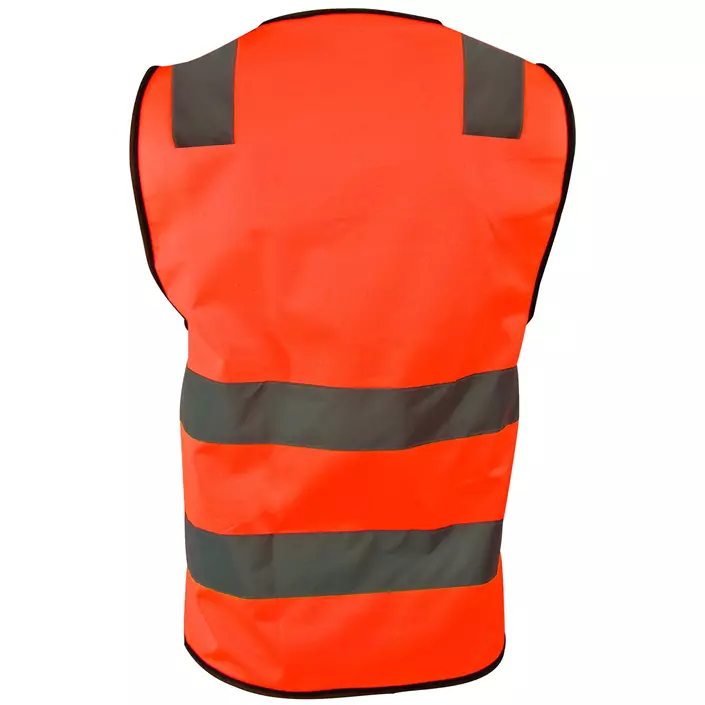 YOU Uppsala unisex safety waistcoat, Hi-vis Orange, large image number 1